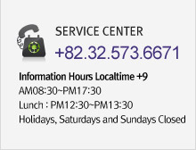 Service Center +82-32-573-6671
